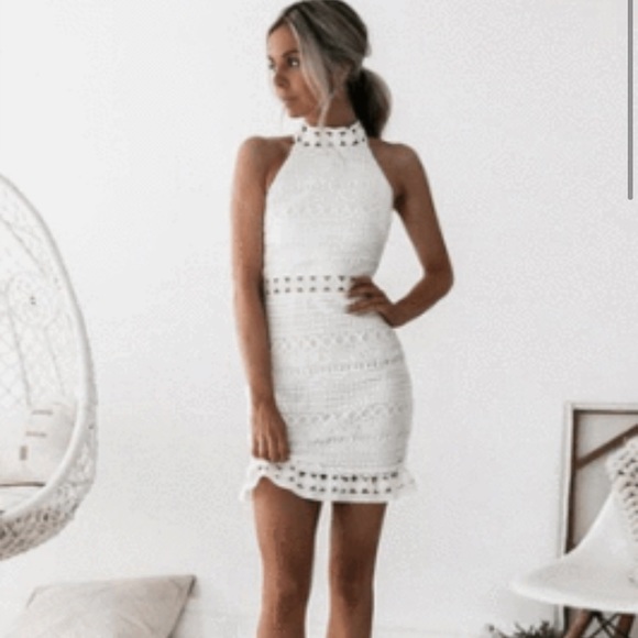 Boho Factory Dresses & Skirts - NWT Boho Factory Hollow Out Lace Dress Sz S